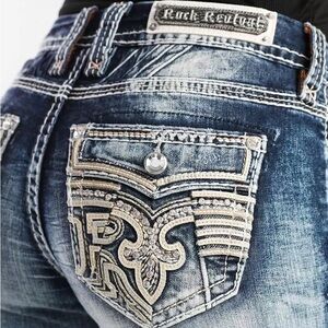 Rock Revival Fiery Red easy skinny 34/29